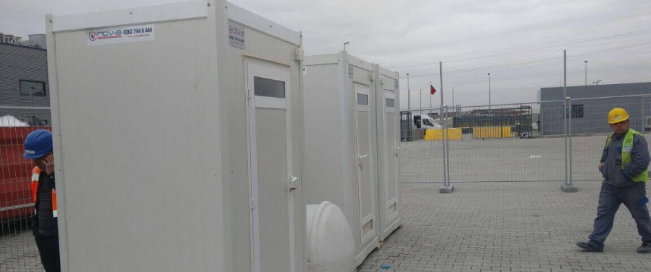 Araç Parkları ve Lojistik Merkezlerinde Hijyenik Konteyner Tuvalet Alanları